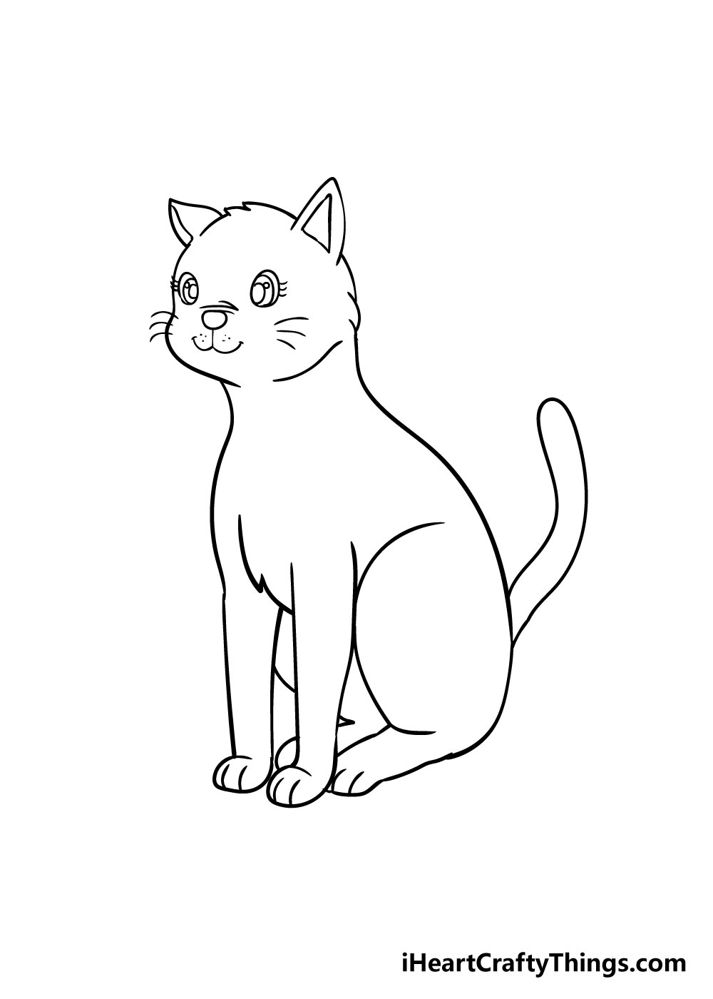 how to draw a cat